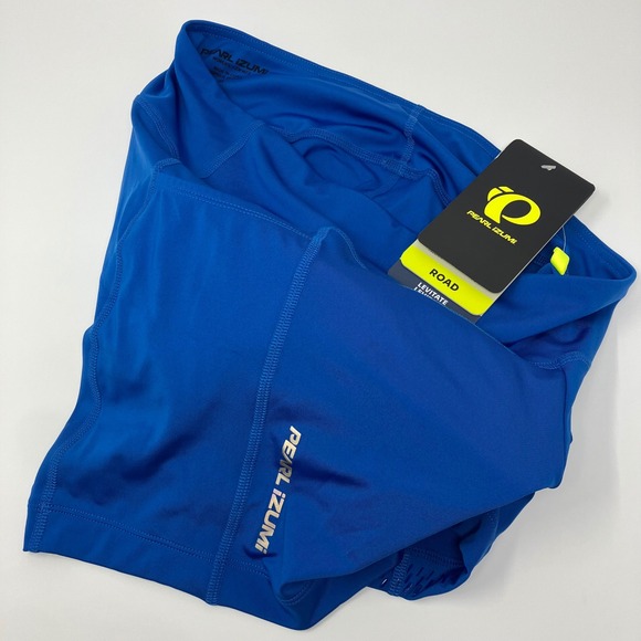 NEW Pearl Izumi Women's Sugar 5" Cycling Shorts XL Blue Road Bike Padded Chamois - Picture 1 of 6